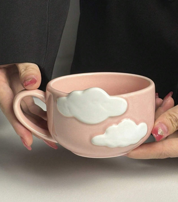 Taza Nube Etérea - Disponible en Azul y Rosa
