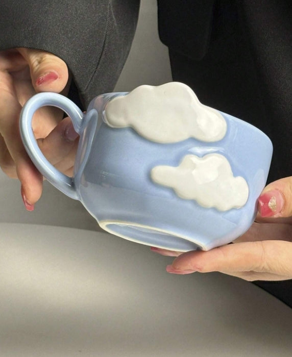 Taza Nube Etérea - Disponible en Azul y Rosa
