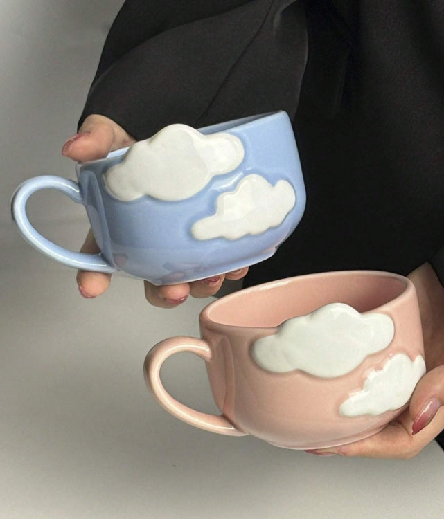 Taza Nube Etérea - Disponible en Azul y Rosa