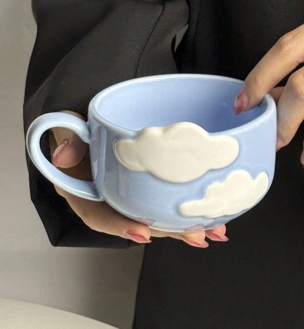 Taza Nube Etérea - Disponible en Azul y Rosa