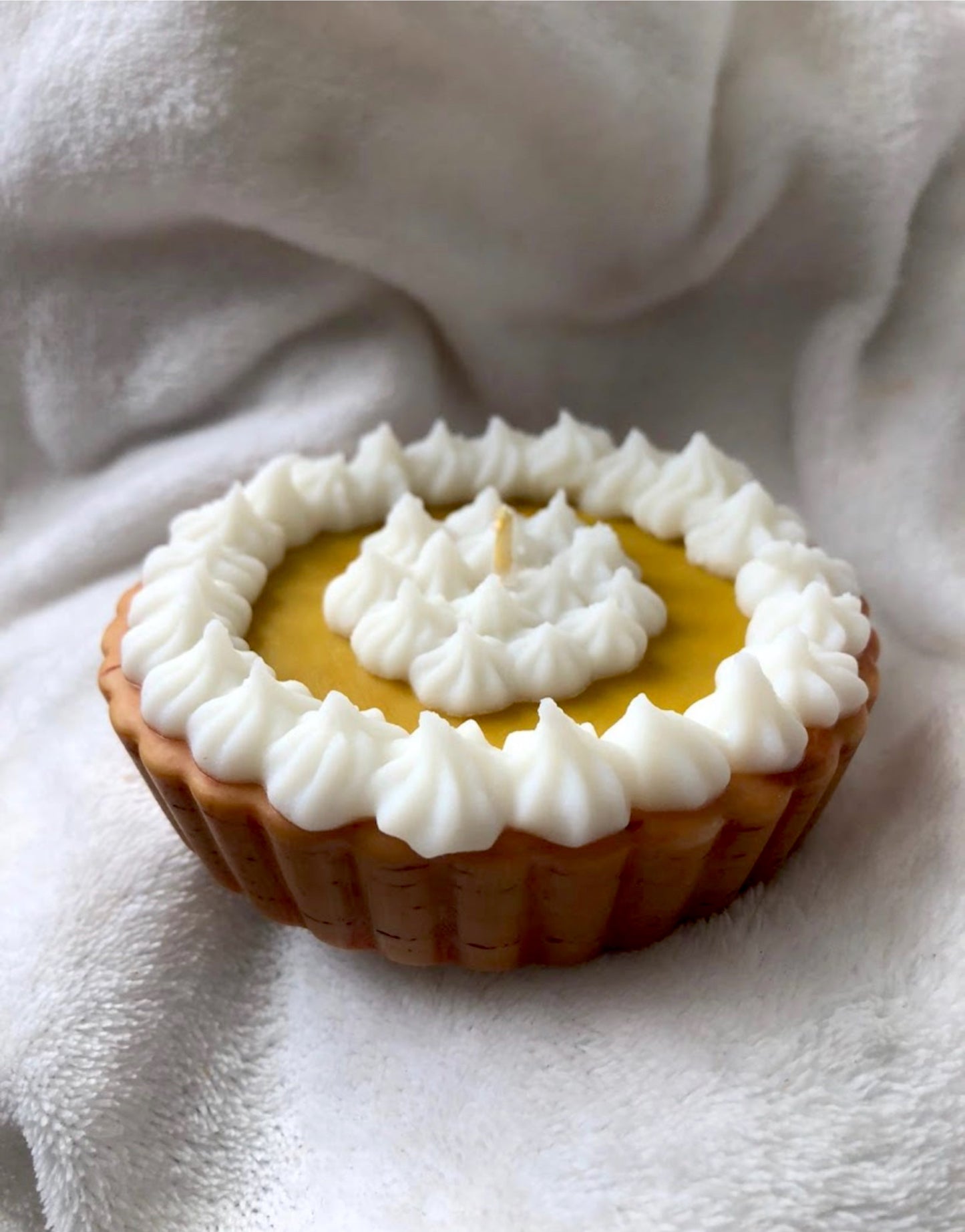 Bougie Tarte au Citron Meringuée | Bougie Gourmande | Bougie Leurre