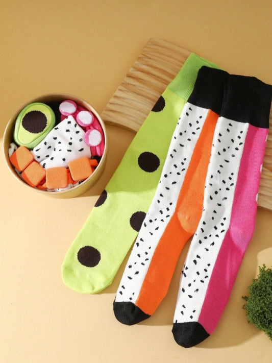 Kit de Chaussettes Salade Poké – Accessoires Fun et Colorés